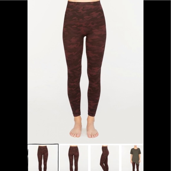 Maroon camo leggings Clearance